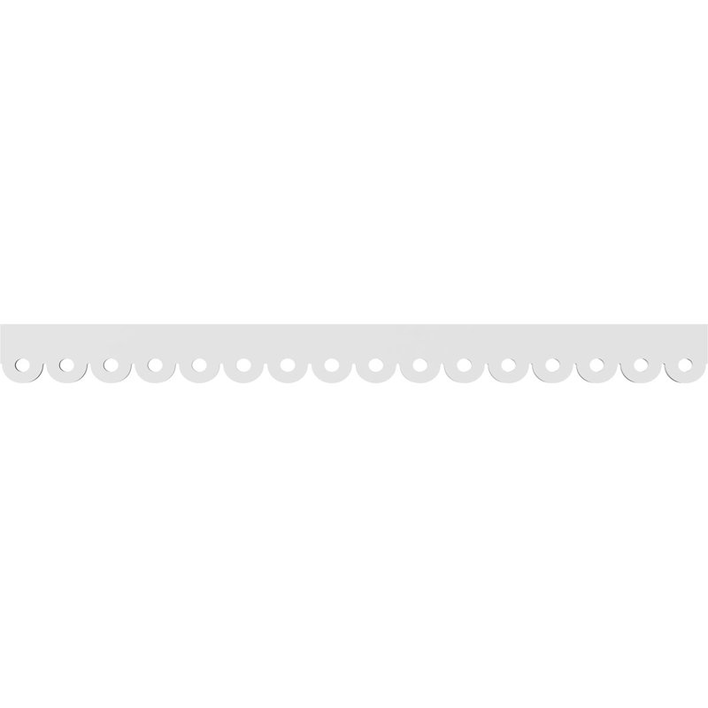 4"H x 5/8"P x 48"L Hudson Architectural Grade PVC Running Trim, 4" H x 48" W x 0.63" D
