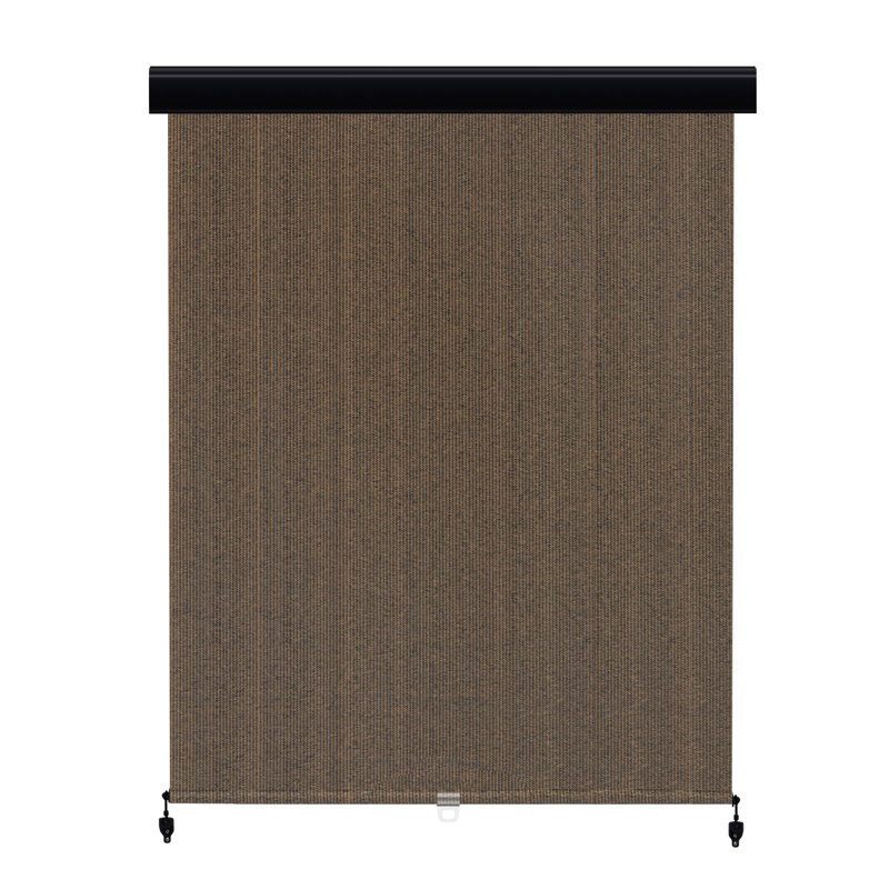 Rideau roulant d'extérieur rétractable, Moka, L 72 po x L 96 po