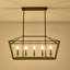 Lustre linéaire à 5 lumières pour îlot de cuisine Farmhouse