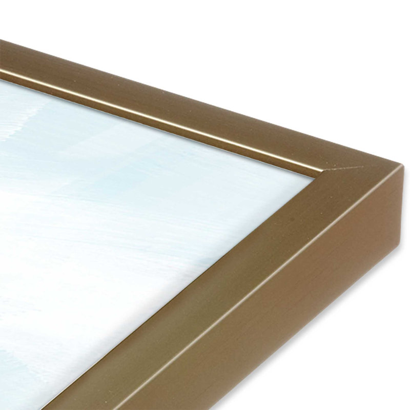 «Gentle Aqua Ocean II», reproduction sur toile dans un cadre, H 13,75 po x l 13,75 po