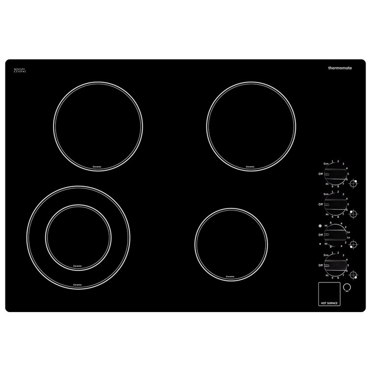 Thermomate 30'' Electric Cooktop with 4 Burners | Wayfair