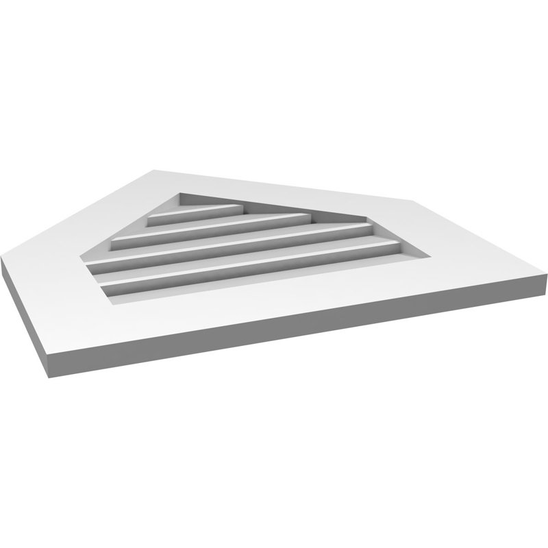 Ventilé à pignon fonctionnel en uréthane Signature, H 22 po x l 22 po x P 1 po, 12/12