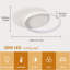 Catrease Acrylic LED Flush Mount