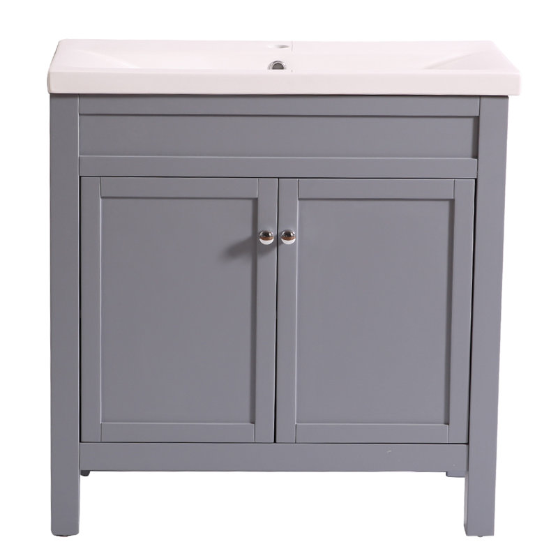 Avarika 816mm Single Bathroom Vanity with Integrated Ceramic Basin