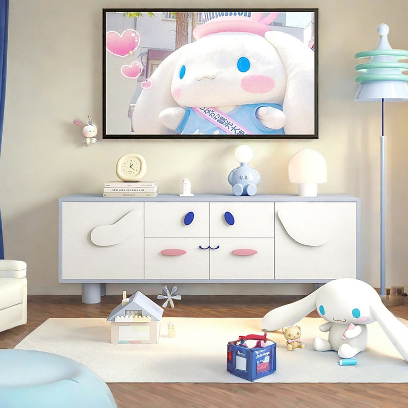 Meuble télé de style crème moderne et créatif