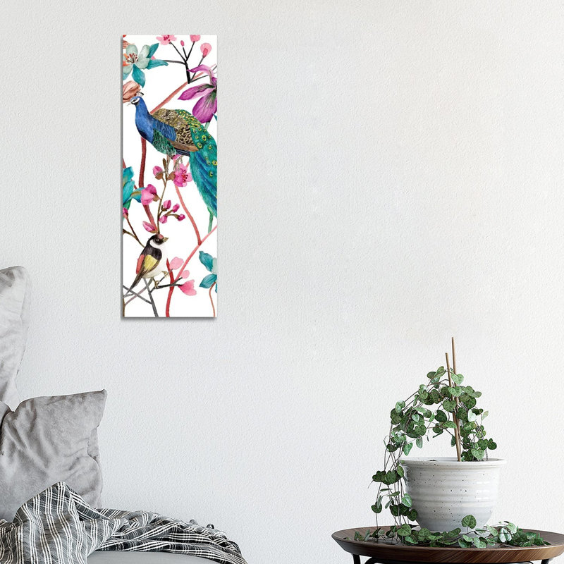Tangled Garden III by Melissa Wang - Wrapped Canvas Panoramic Print, 30.48 cm H x 91.44 cm W x 1.91 cm D