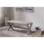 Banc d'appoint avec garniture cloutée
