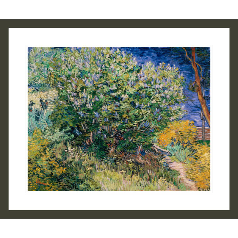 Lilas Bush par Vincent van Gogh, H 23,5 po x l 28,04 po