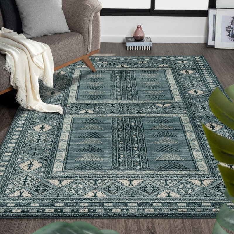 Southwestern Geometric Area Rug, Rectangle 7'11" x 10'1"