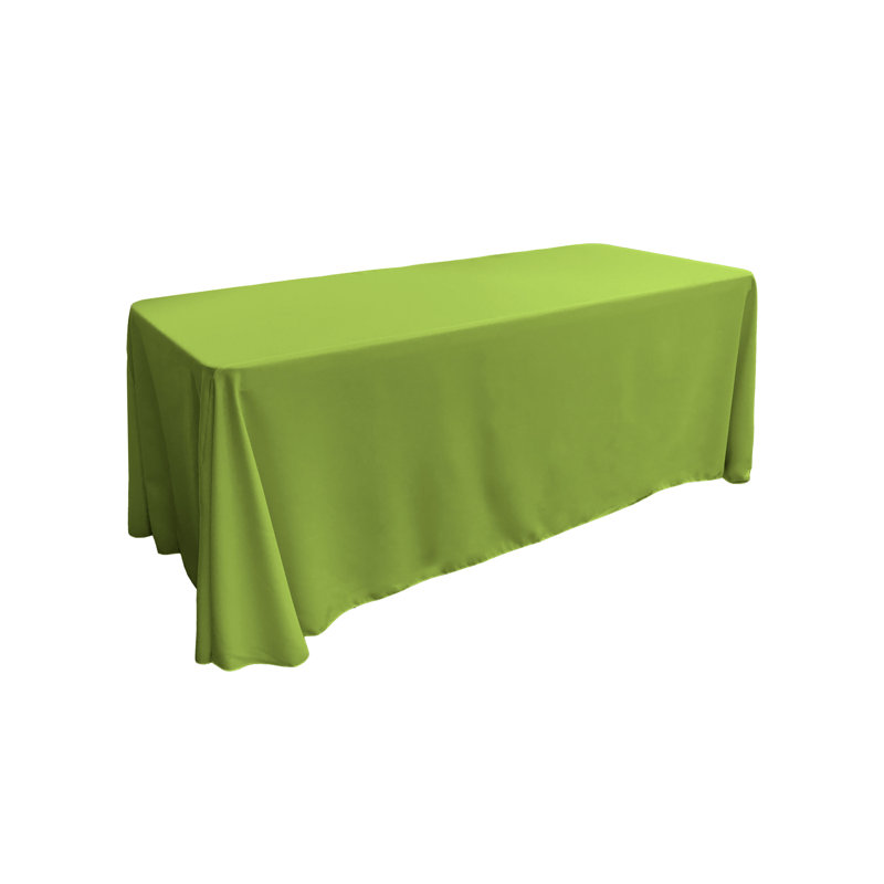 Nappe rectangulaire en polyester résistante aux taches Fisher, Lime, 156 po x 90 po