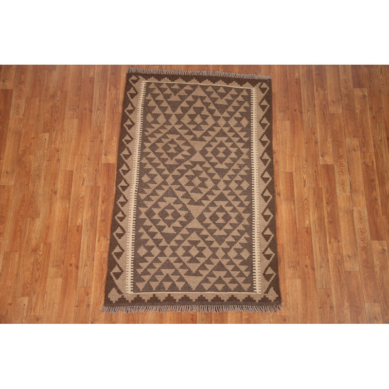 Tapis oriental géométrique Kilim 3 x 5
