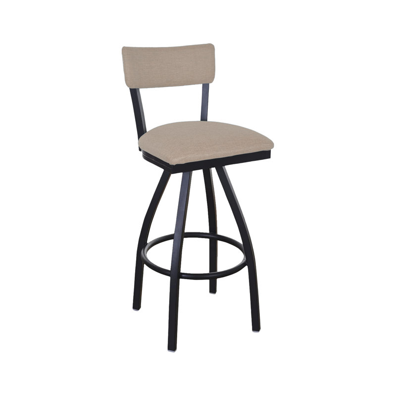 Tabouret de bar pivotant 30,5 po Bristol, Beige