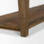 Banc en bois récupéré brun foncé Ashwick