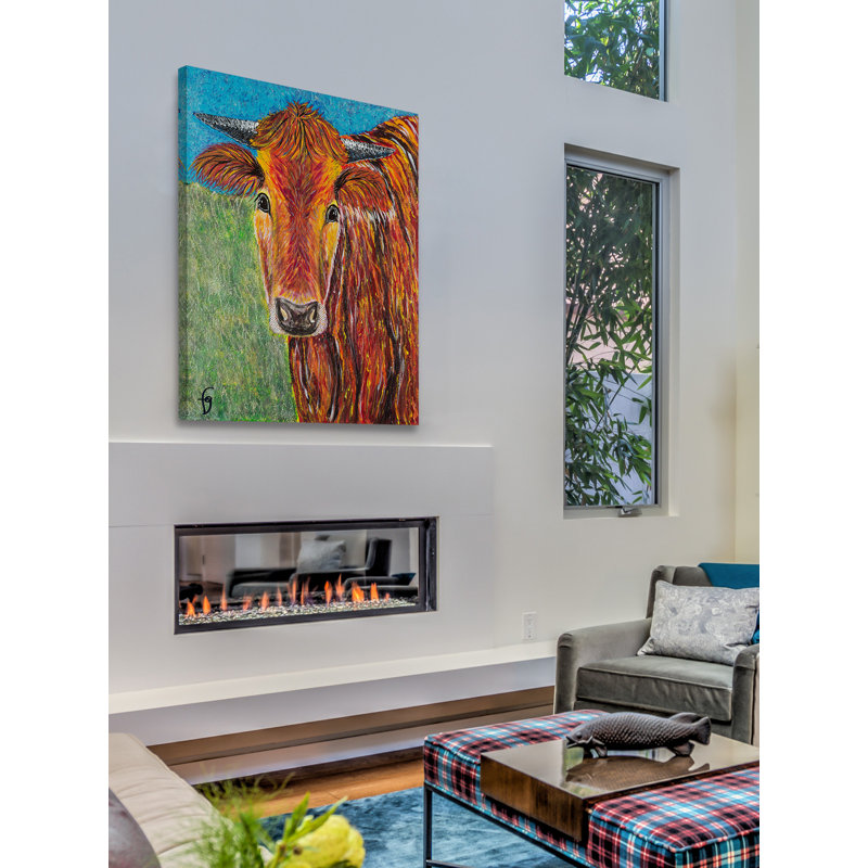 France Gilbert - Wrapped Canvas Painting, 132cm H x 101cm W