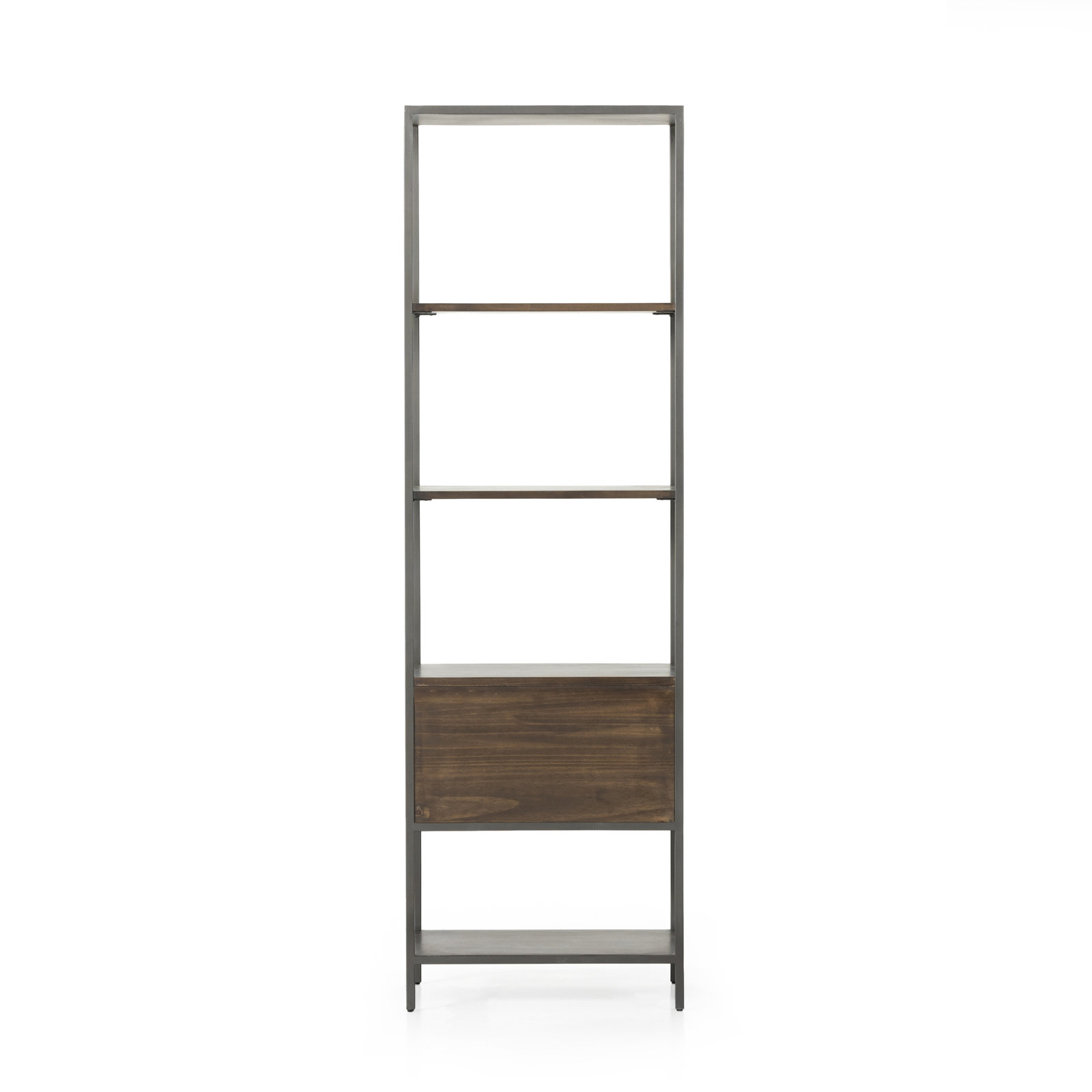 Loki 24" Bookcase, Natural Iron