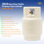 Flame King 20LB Empty Steel Floor Buffer Propane Tank Cylinder with Vapour Valve & Level Gauge