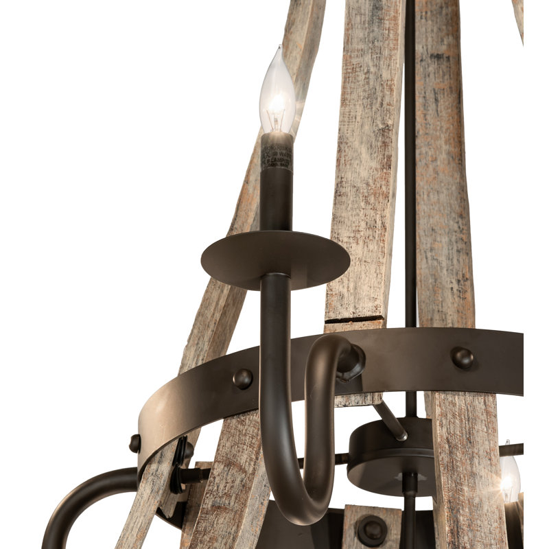 Rustic Lodge 12 - Light Chandelier