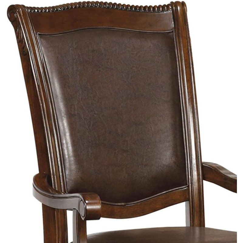 Chaise de salle à manger Glorious Classic Traditional, Brun