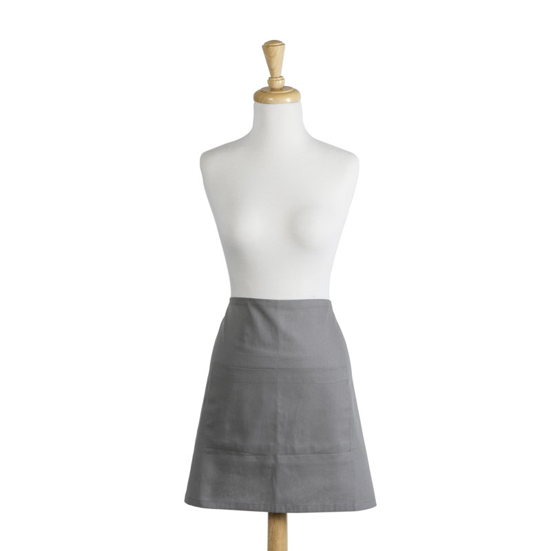 Tablier de cuisine chef, Gris froid