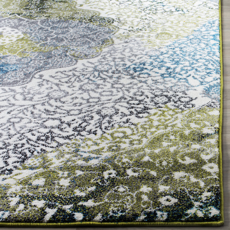 Wymore Damask Area Rug, Rectangle 79 x 152 cm