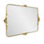 Miroir de salle de bain doré Lillet