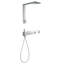 AXOR Showercomposition 2-Jet Showerhead 250/250 And Shoulder Shower, 1.75 GPM-1102011372-1086713581