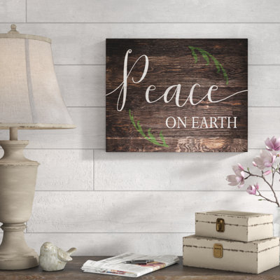 «  "vacances look paix on earth en planches typography », impression