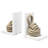 Decorative Nautical Knot Rope Non-Skid Bookends (Set of 2)