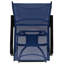 All-Weather PVC-coated polyester Swivel Patio Stools and Deck Chairs with High Back & Armrests-452335376