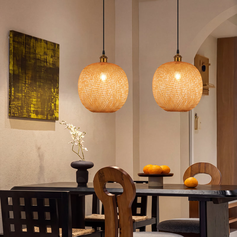 Binningup 1 -Light Lantern  Pendant, 17.71" H x 17.71" W x 17.71" D