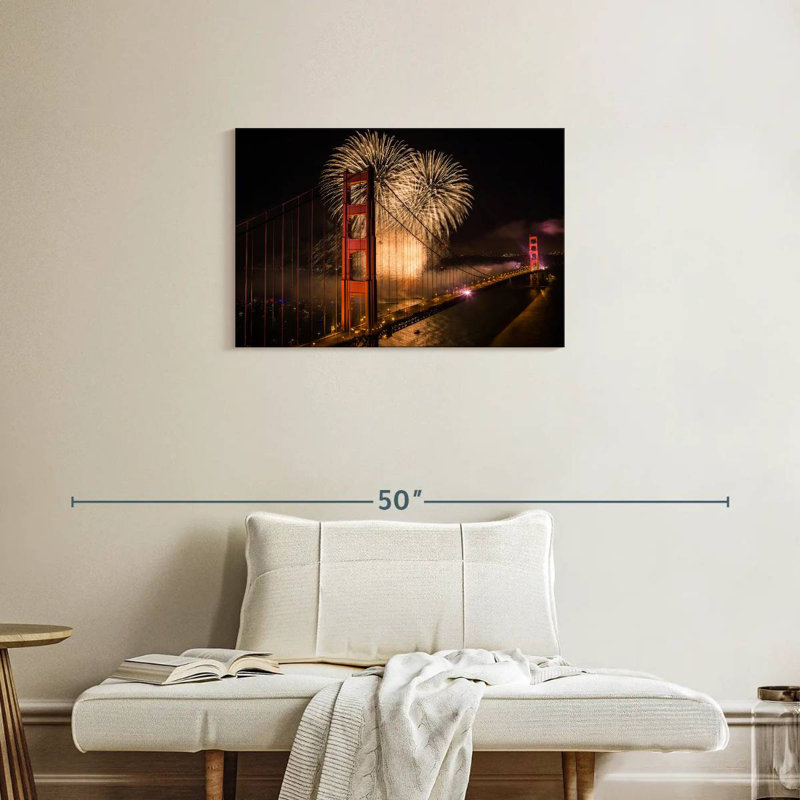 Lilie Golden Gate Bridge Celebration, 20" H x 30" W