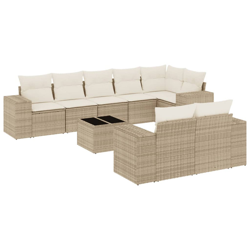  Garden Sofa Set Beige