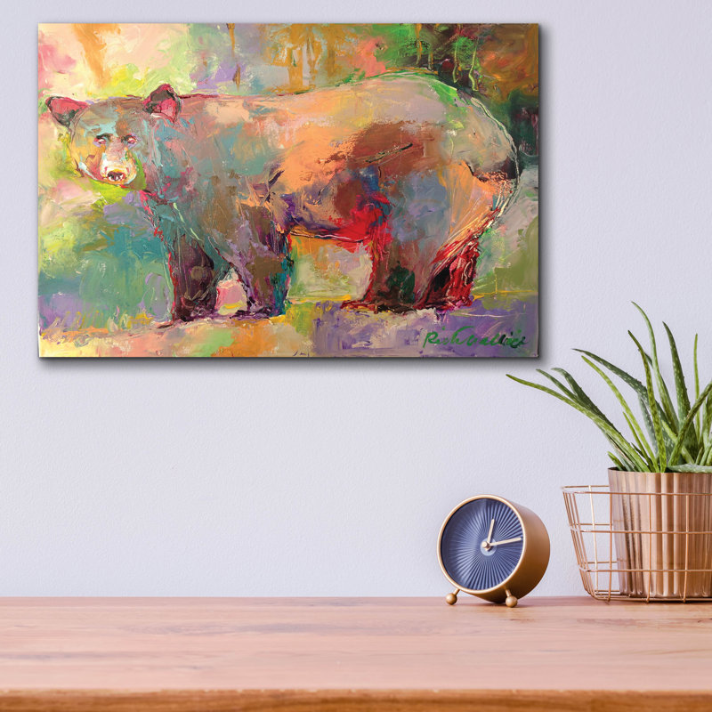 "Artbear" par Richard Wallich, H 12 po x l 16 po x P 0,13 po