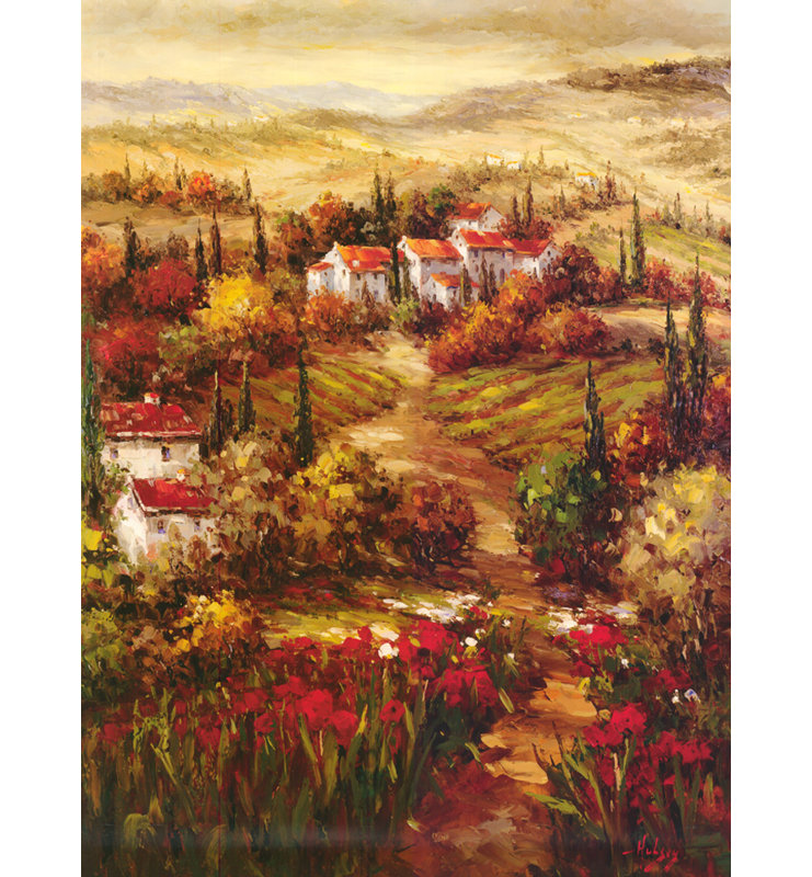 Tuscan Village, 48" H x 36" W