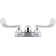 Triton Bowe 0.5 GPM Centerset Bathroom Sink Faucet with Aerated Flow and Wristblade Handles, Drain Not Included
