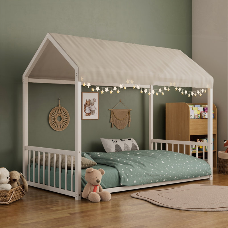 Structure de lit Montessori, Simple, Blanc
