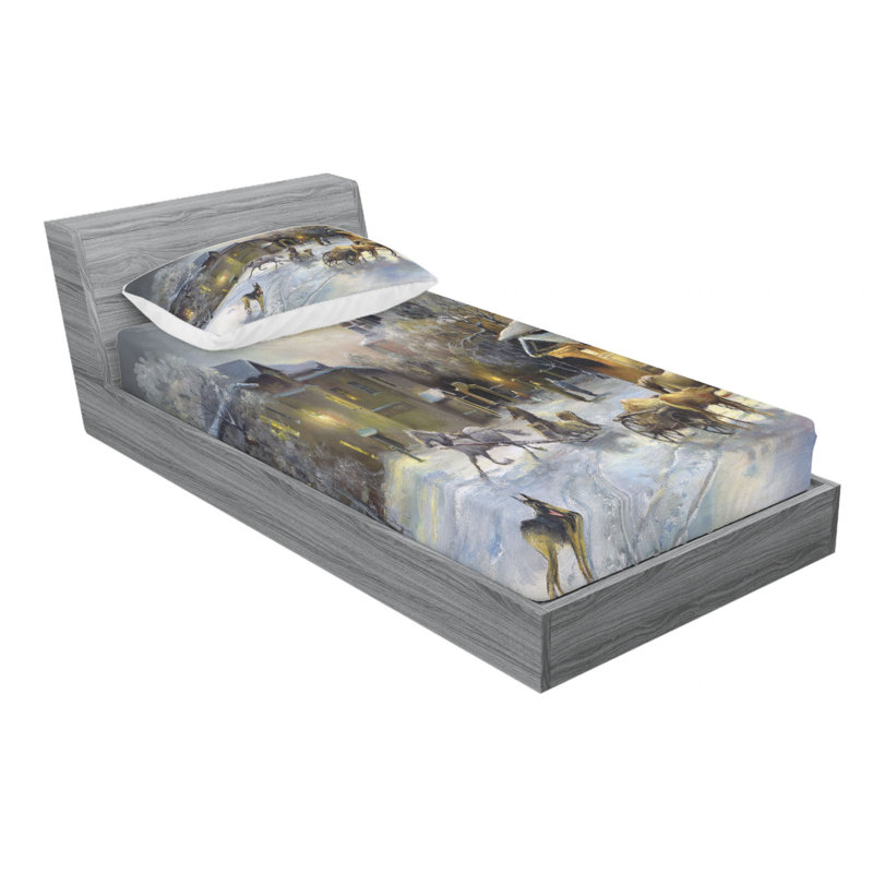 Microfiber Sheet Set, Twin Sheet Set + Fitted Sheet + 1 Pillowcase