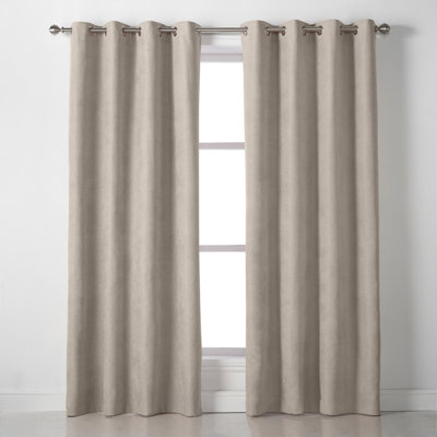 Nalaiyah Velvet Chenille Eyelet Curtains
