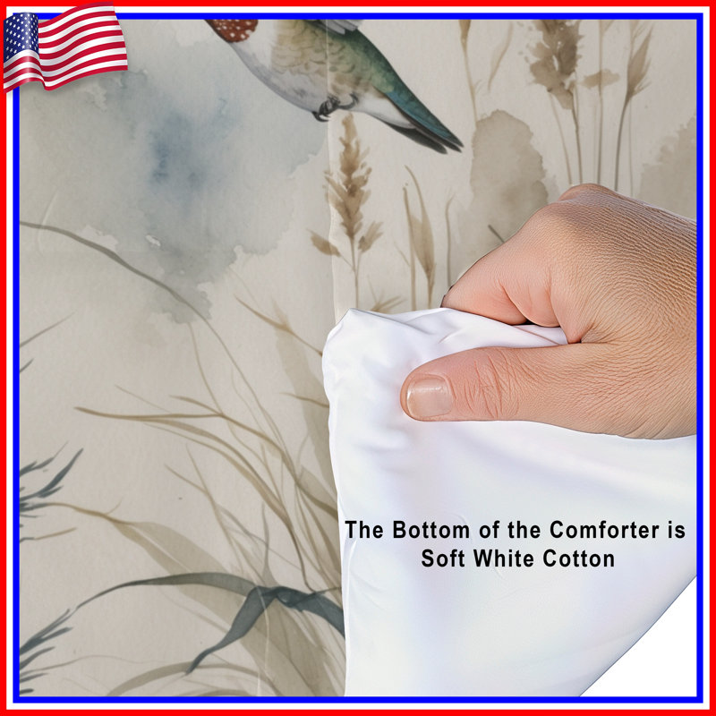 Hummingbirds In Flight Comforter, Twin Extra Long