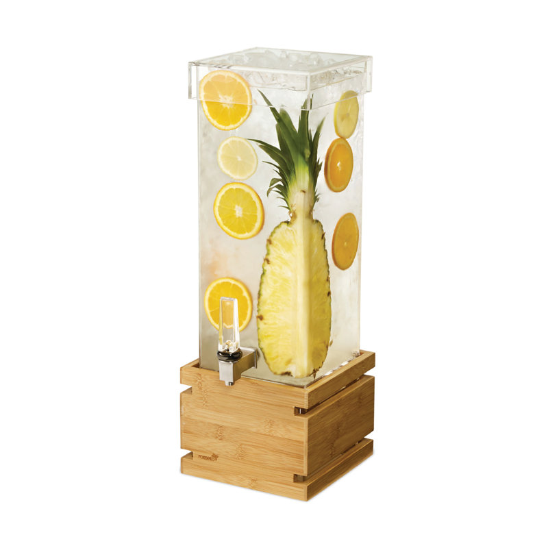 256oz. Beverage Dispenser, 27" H x 10.5" W x 10.5" D