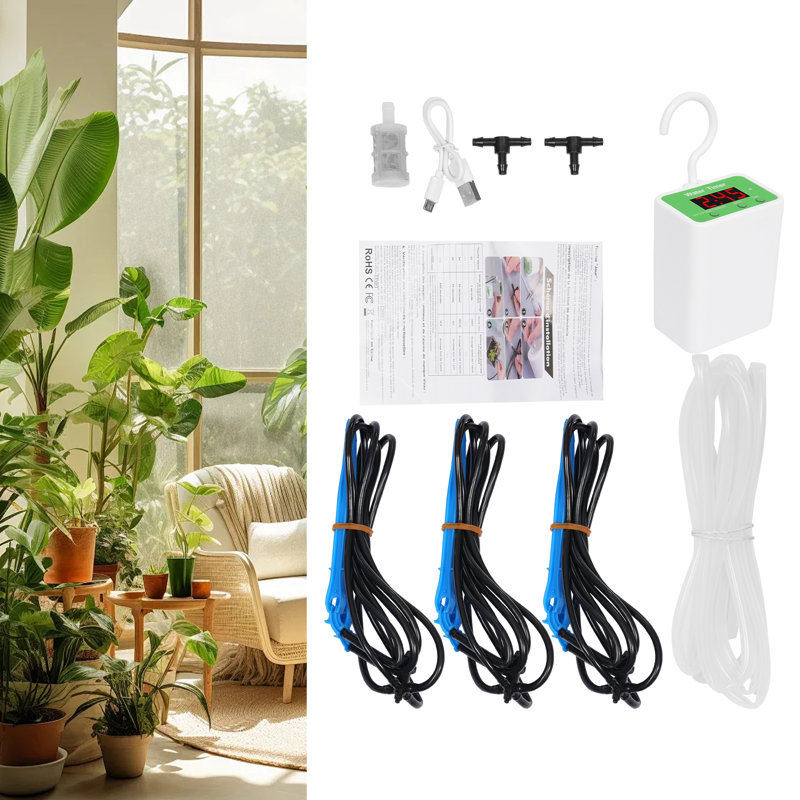 Automatic Watering Device Drip Irrigation Kit Growing Kit Garden Tools Timer Function