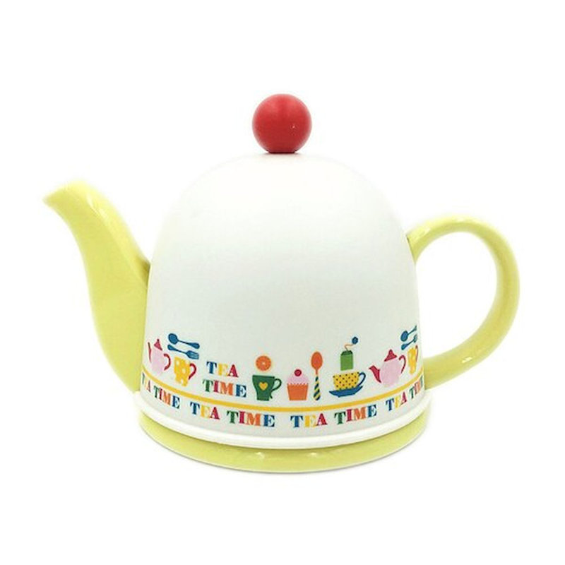 Couvre-thé Kaesp et théière verte avec infuseur Kaeston, Jaune, 27
