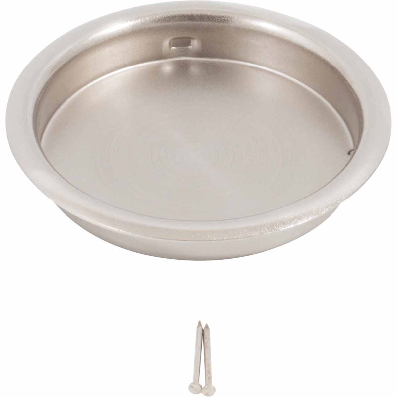 Recessed Pull, Satin Nickel