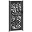 Barrière de jardin en acier vidaXL noir 105 x 205 cm-113055146-113055143