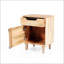 Natural Wood Nightstand