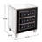 Mitra - Mirrored & Velvet Nightstand with Diamond Crystal Knobs, Fully Assembled.-1808201916