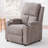 30.71'' Ultra-Comfortable Modern Recliner with Push-Back Mechanism, Dual USB Ports, and Cup Holders-1804988048