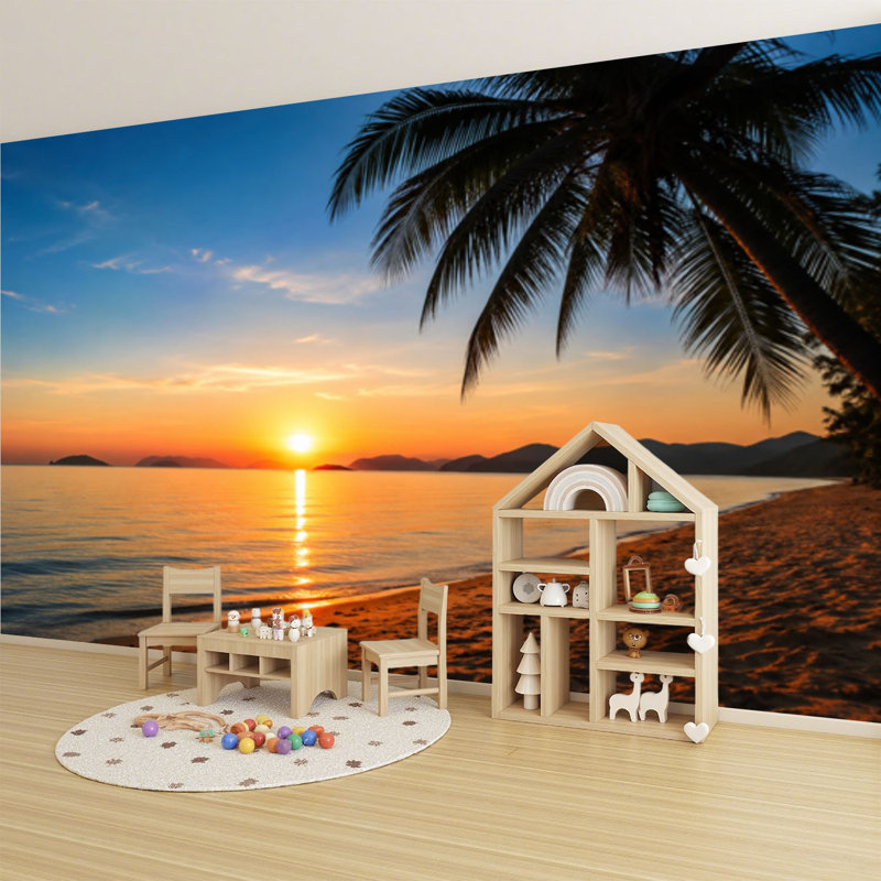 Papier peint adhésif auto-adhésif moderne pour la chambre à coucher L 69 po x l 96 po Peel and Stick