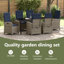 6 - Person Patio Dining Set with Rectangular Table