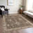 Machine Washable Indoor/Outdoor Xhevrie Brown Rug-403548451